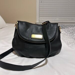 Marc Jacob’s Black Leather Crossbody Bag - with COA